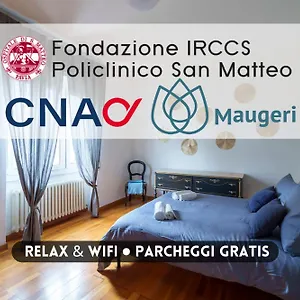 Ospedali E Universita - Policlinico San Matteo A 300m - Parcheggio Gratis Appartamento
